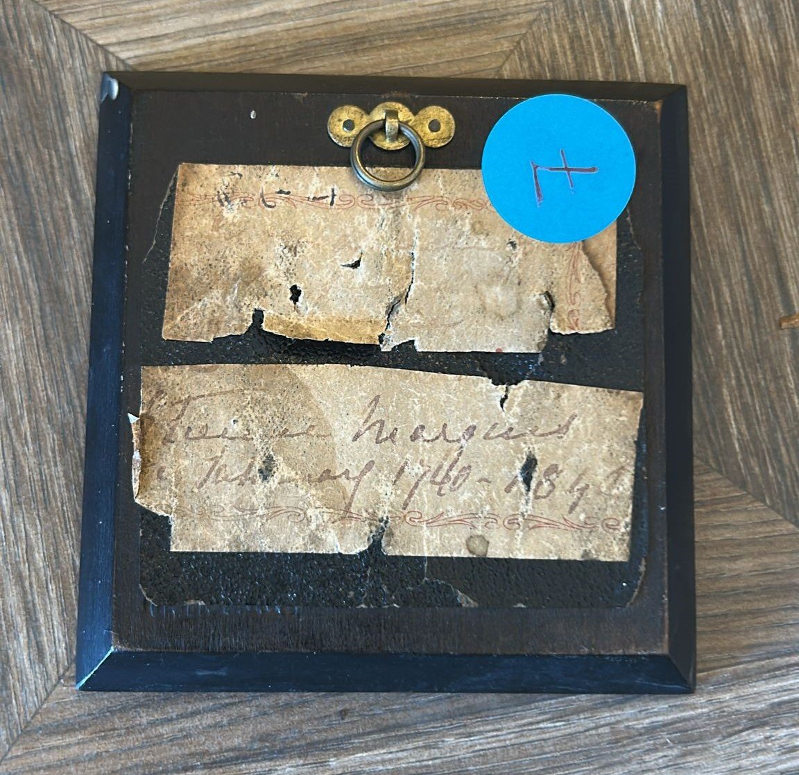Miniatura Secolo XVIII profilo maschile dipinto su avorio-photo-2