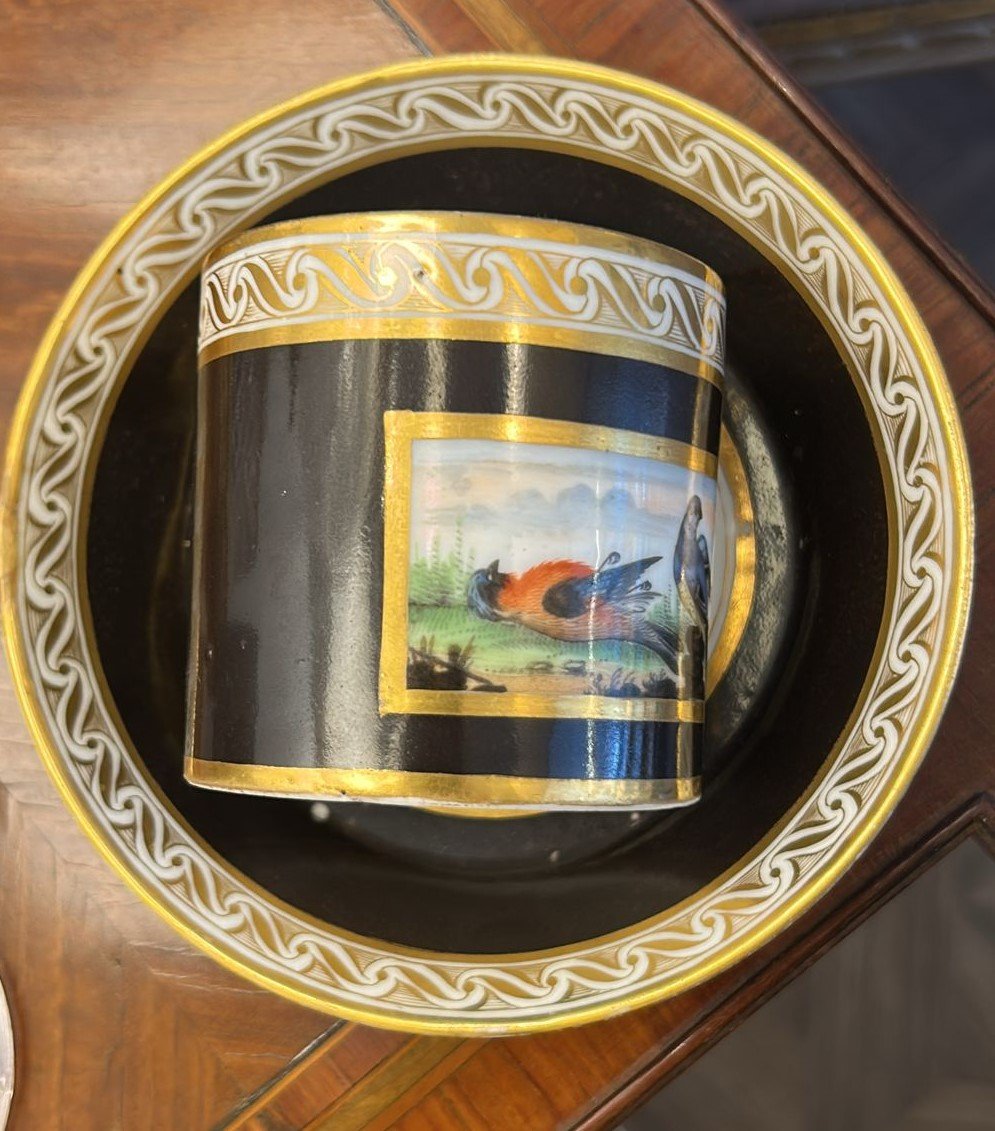 Tazza e piattino epoca Louis XVI -photo-3