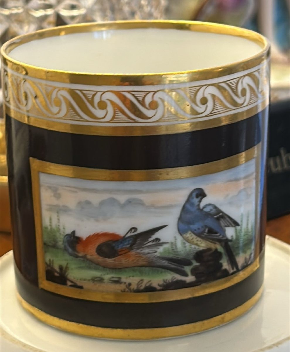 Tazza e piattino epoca Louis XVI -photo-4