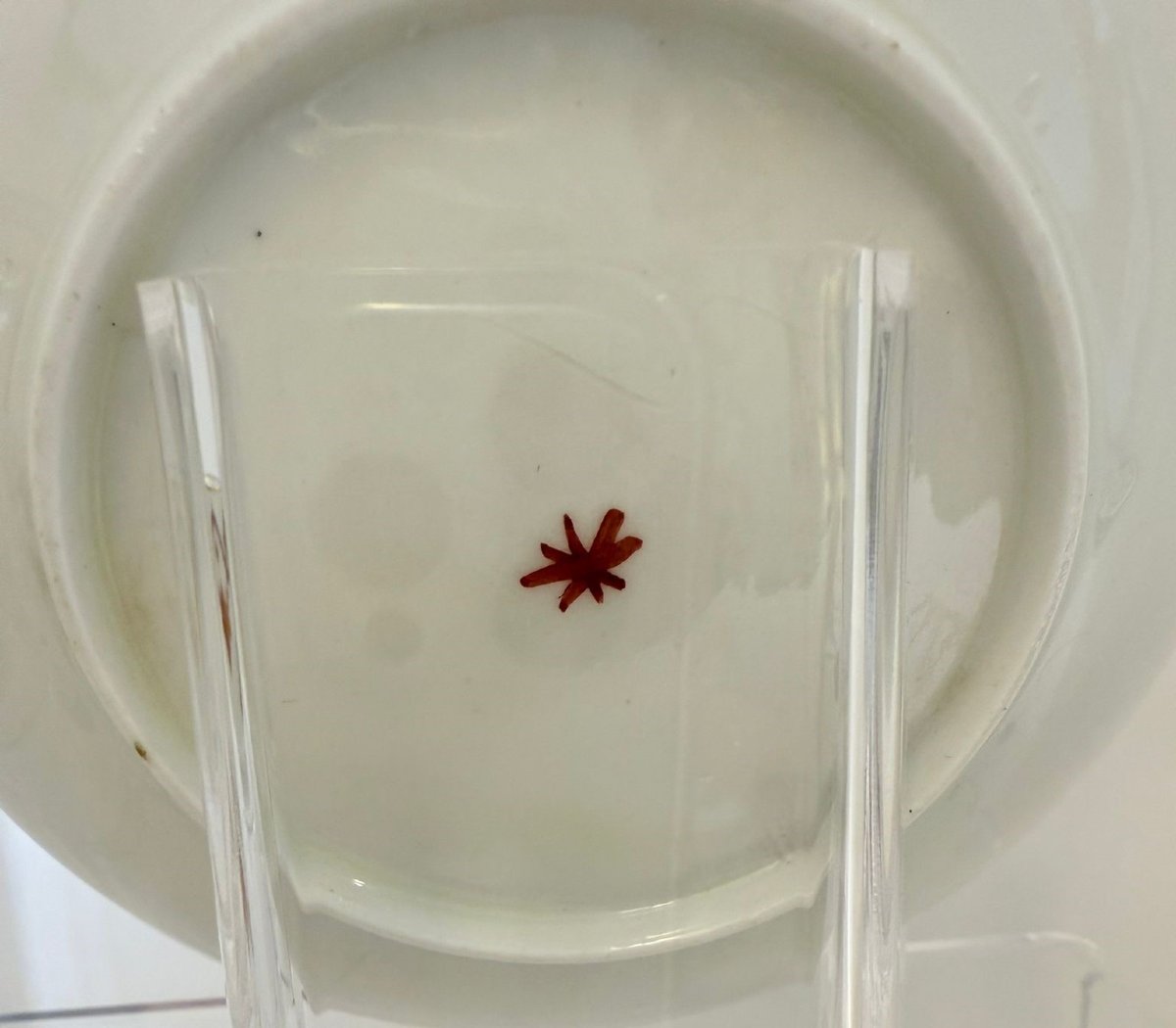 Tazza e piattino porcellana "delle Nove" secolo XVIII.-photo-2