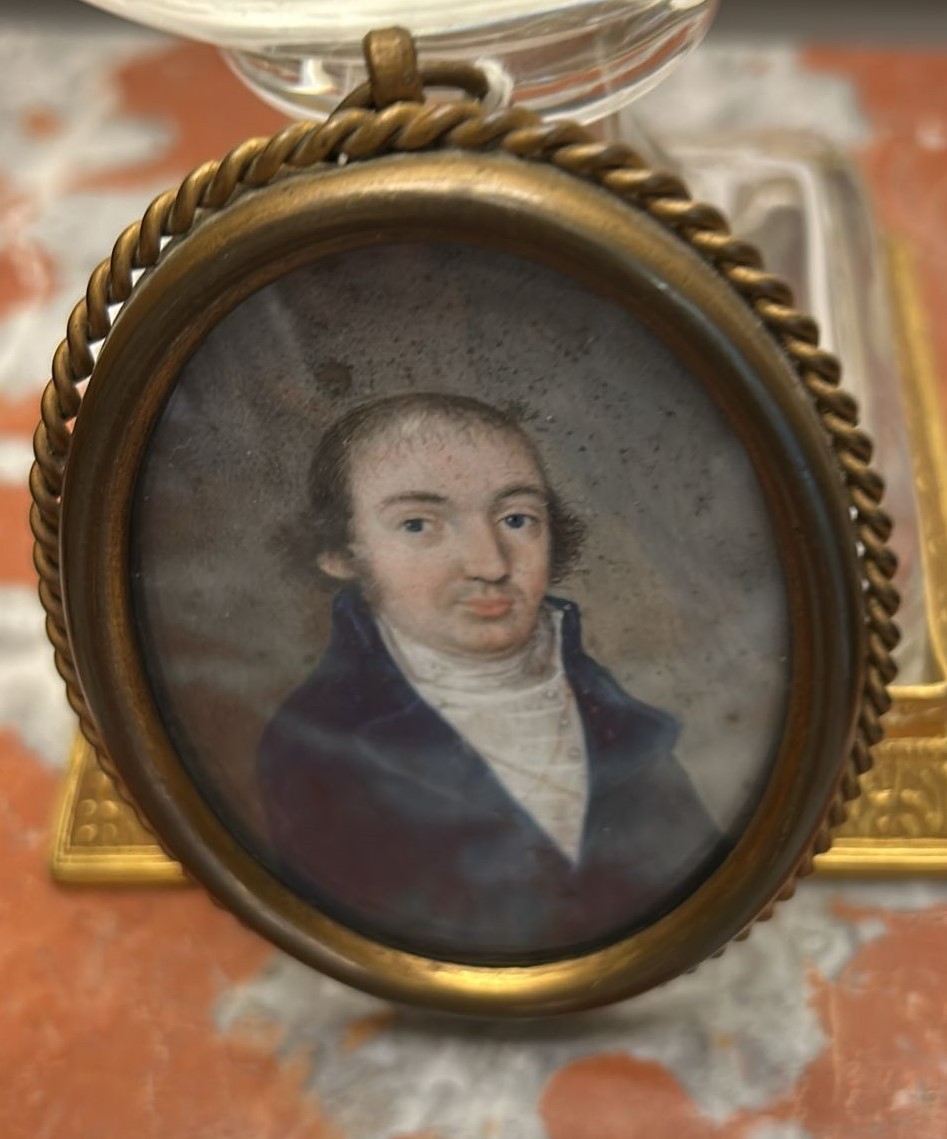 Miniatura secolo XIX su avorio.