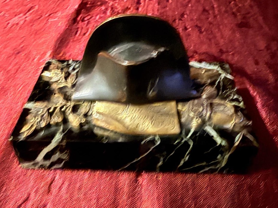 Calamaio bronzo e marmo, Napoleone XVIII (1814-1824)