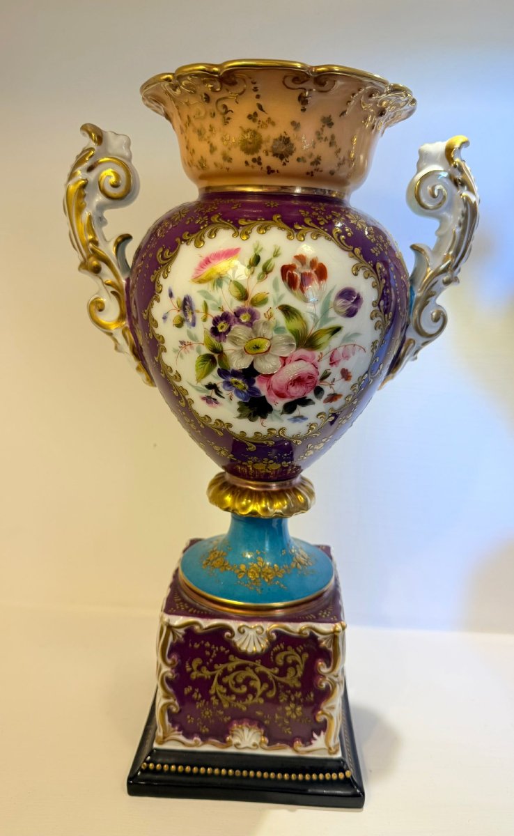 Coppia vasi secolo XIX (1830-1848) Louis Philippe. -photo-2