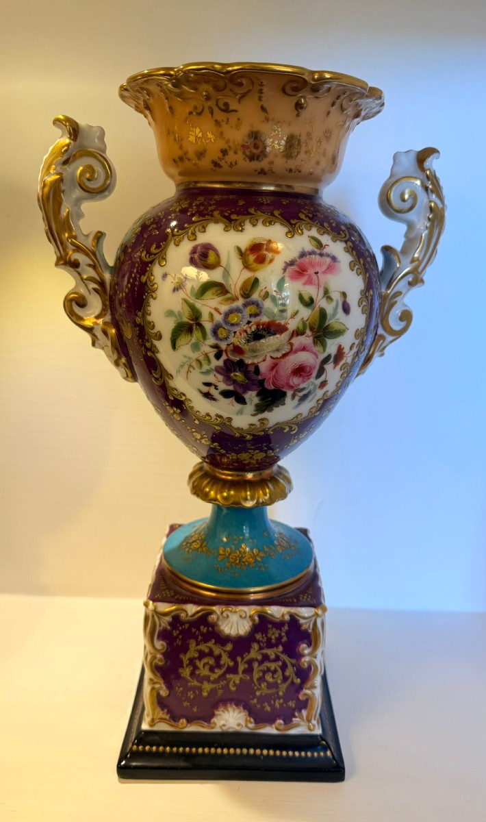 Coppia vasi secolo XIX (1830-1848) Louis Philippe. -photo-1