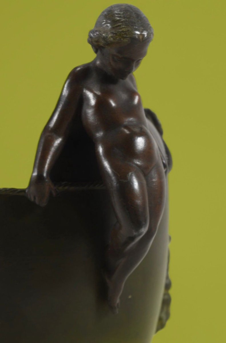 Potiche in bronzo brunito Grand Tour secolo XIX.-photo-4