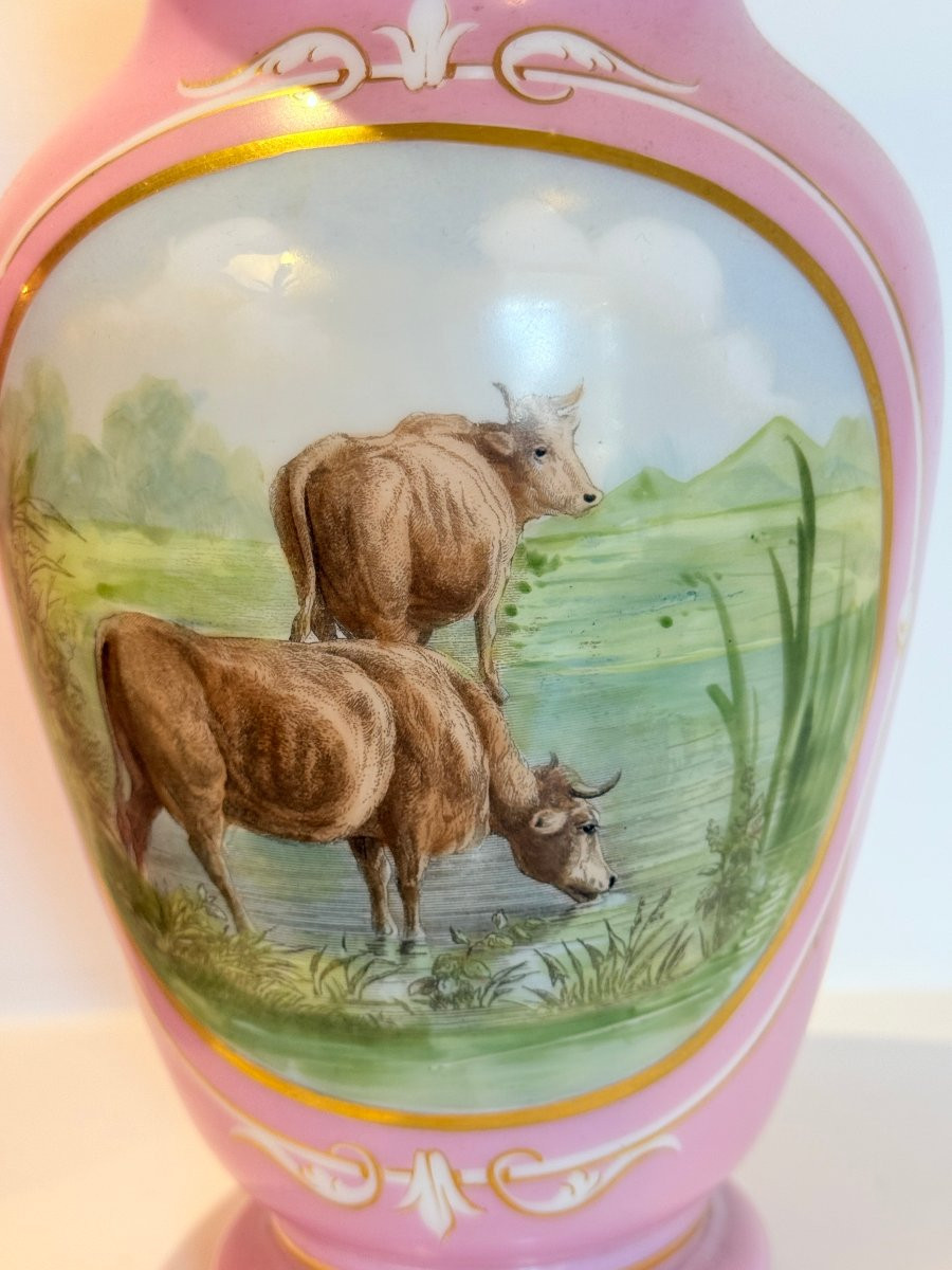 Coppia vasi in opaline epoca impero-photo-2