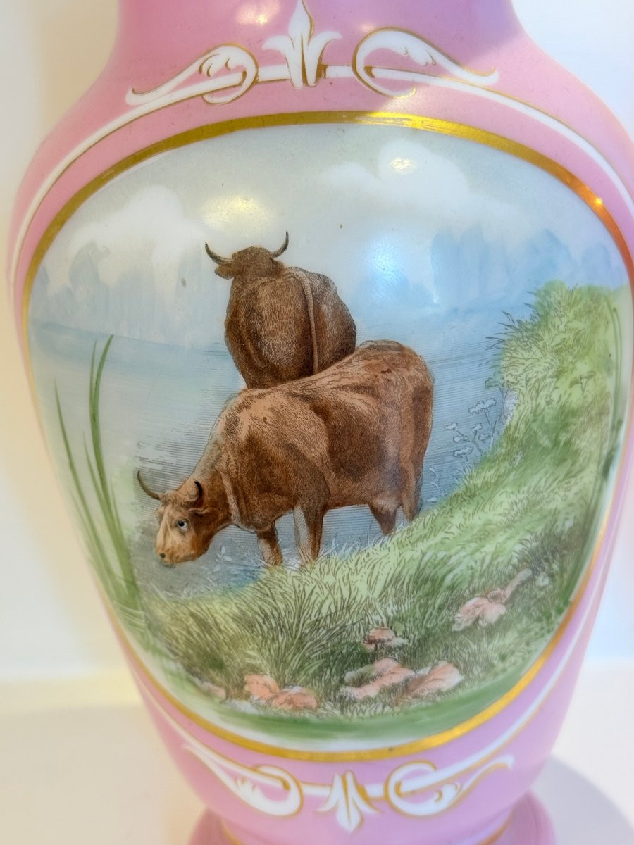 Coppia vasi in opaline epoca impero-photo-3