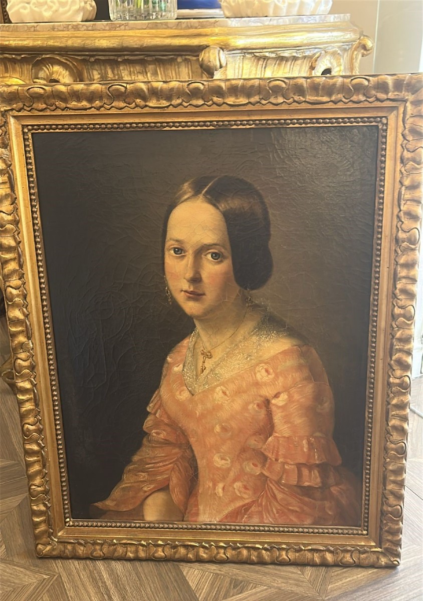 Olio su tela epoca Impero. 