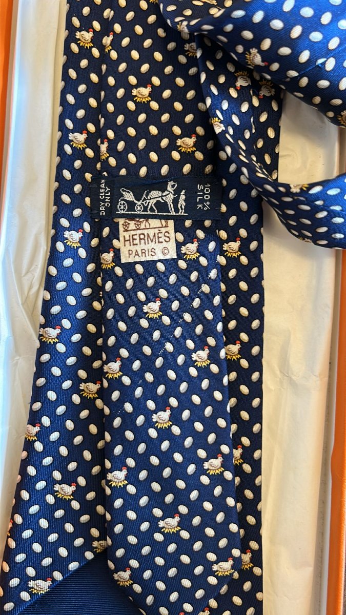 Cravatta uomo Hermes-photo-2