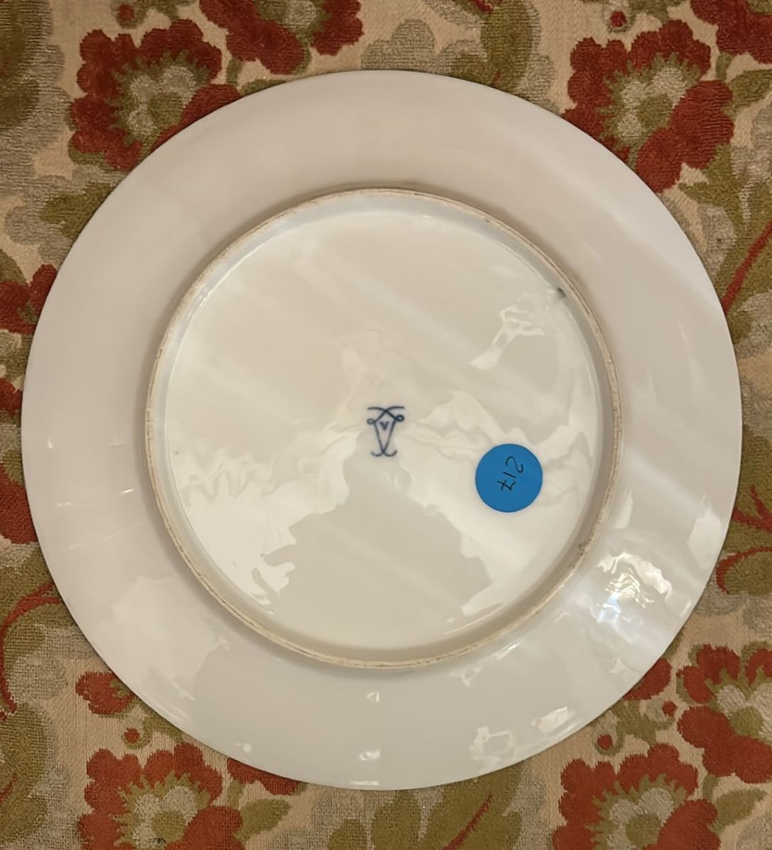 Piatto Sevres seconda metà secolo XIX. Possibilità della coppia.-photo-3