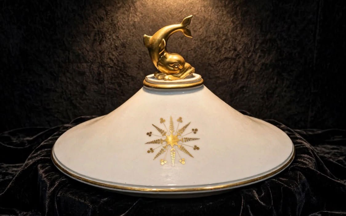 uppiera in porcellana di Parigi - Manifattura Locré - Periodo Impero 1810-1820. -photo-3