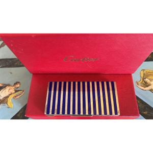 Porta sigarette in argento Cartier 