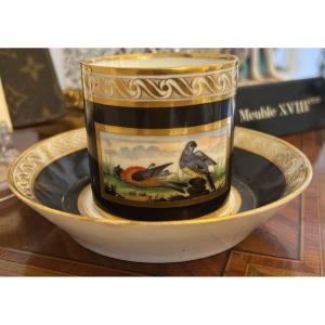 Tazza e piattino epoca Louis XVI 