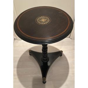 Tavolino in legno ebanizzato epoca Carlo X