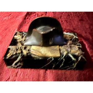 Calamaio bronzo e marmo, Napoleone XVIII (1814-1824)