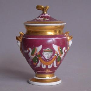 Paris Porcelain Sugar Bowl Circa 1810–1820