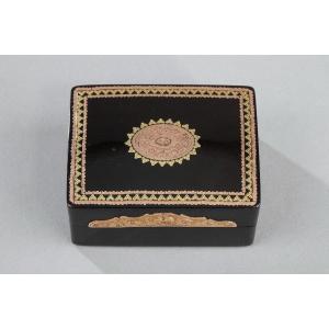 Necessary In Tortoiseshell And Gold. Louis XVI Period.