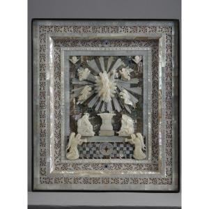 Mother Of Pearl Painting Resurrection Of Christ