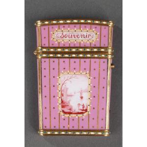 Case In Gold And Rose Enamel From The 18th Century, Switzerland