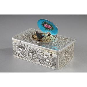 Silver Songbird Music Box, England