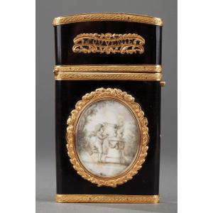 Gold, Ivory And Martin Varnish Tablet Case, Louis XVI Period