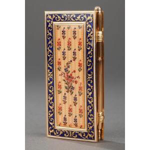 Dance Card In Gold And Enamel, London 1830