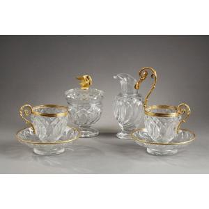 A Cut Crystal Service From The Charles X Period