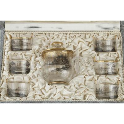 Daum Nancy Set. Circa 1890. 