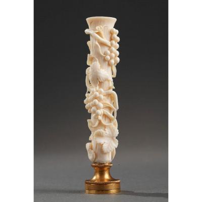 19th Century Pair Of Ivory Seals.