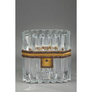 Mid-19th Century Crystal Casket Ormolu Mountings. 