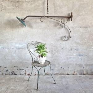 Large Enameled Wall Light