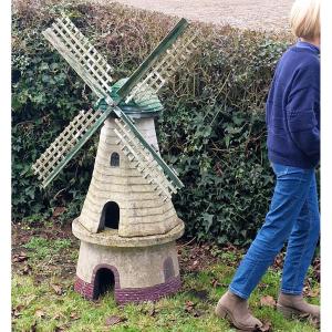 Xl Reconstituted Stone Windmill