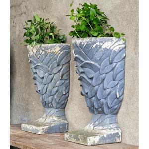 Pair Of Wall-mounted Planters