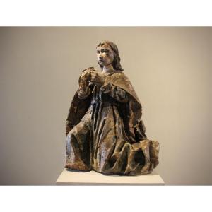 Kneeling Angel From The Early 16th Century