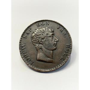 1 Guilder Test 1808 In Copper Louis Napoleon Kingdom Of Holland 
