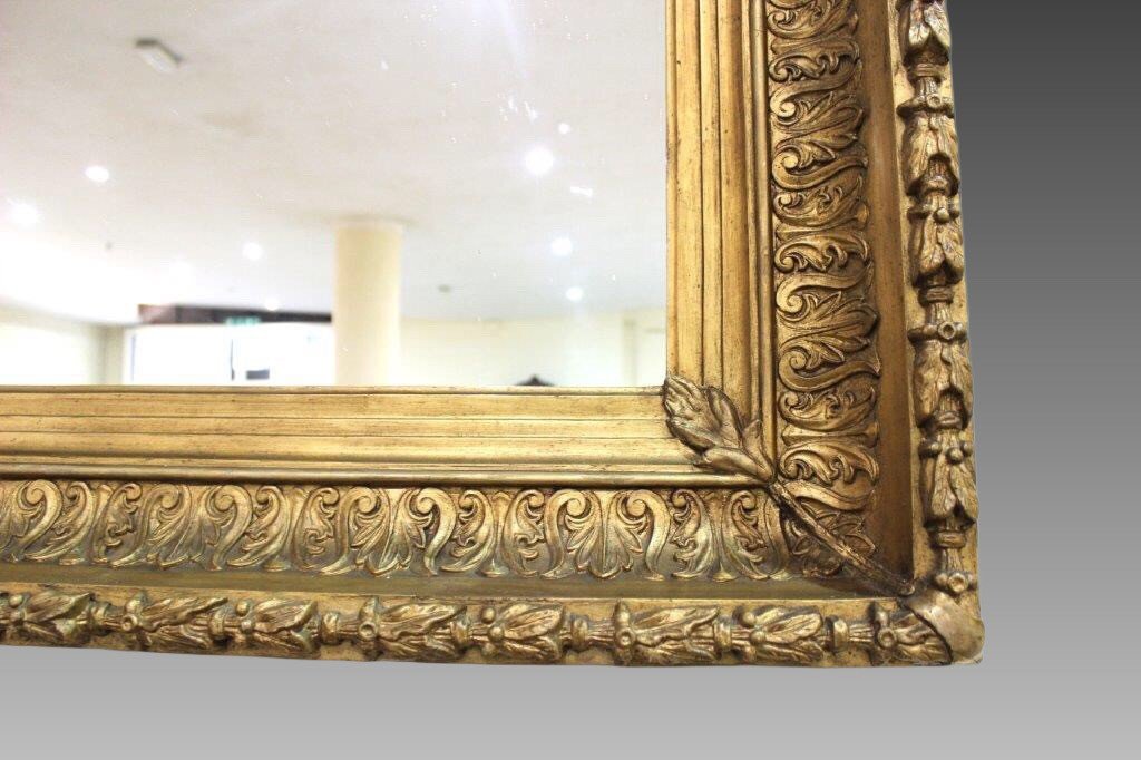  Specchiera francese in legno dorato -photo-2