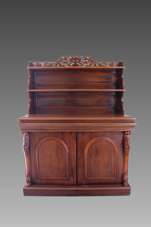 Credenza a due ante con piattaia -photo-2