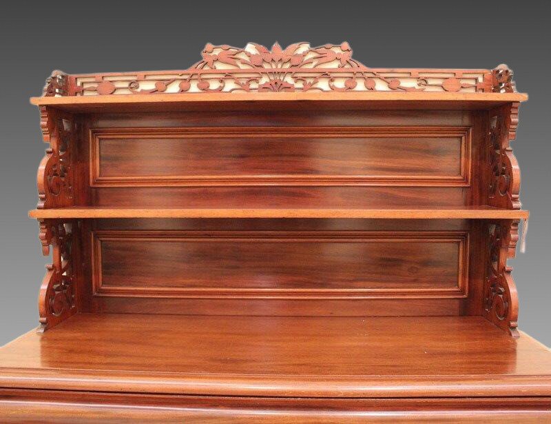 Credenza a due ante con piattaia -photo-3