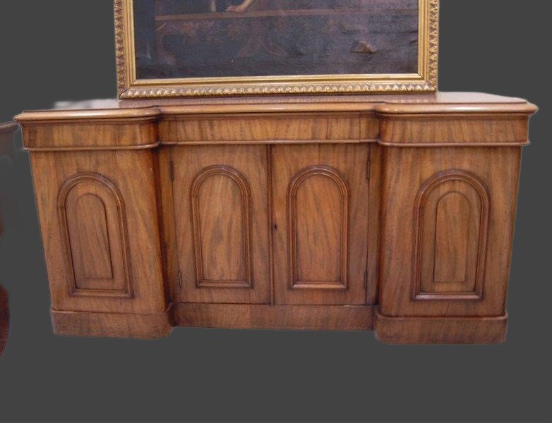 Mobile antico credenza bassa inglese a quattro ante  -photo-2