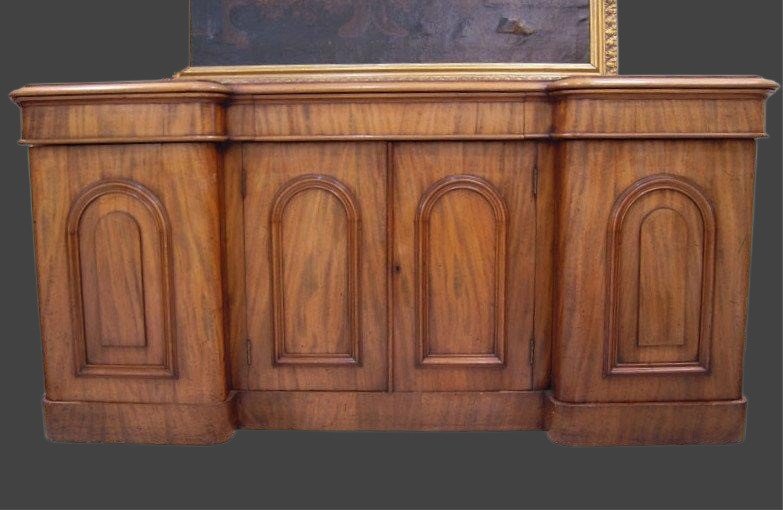 Mobile antico credenza bassa inglese a quattro ante  