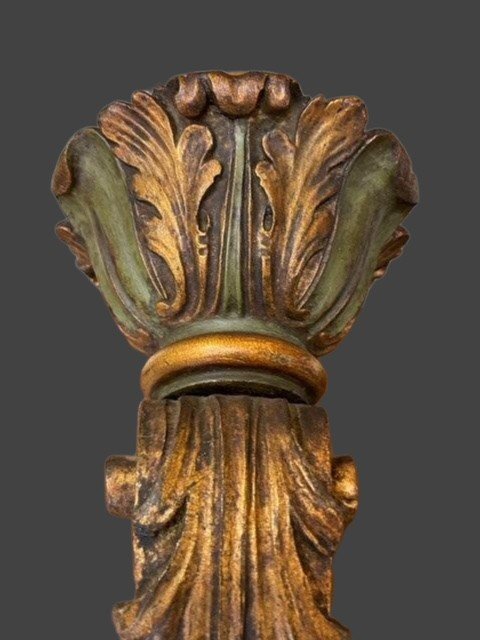 APPLIQUES IN LEGNO LACCATO E DORATO -photo-3
