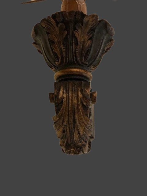 APPLIQUES IN LEGNO LACCATO E DORATO -photo-8