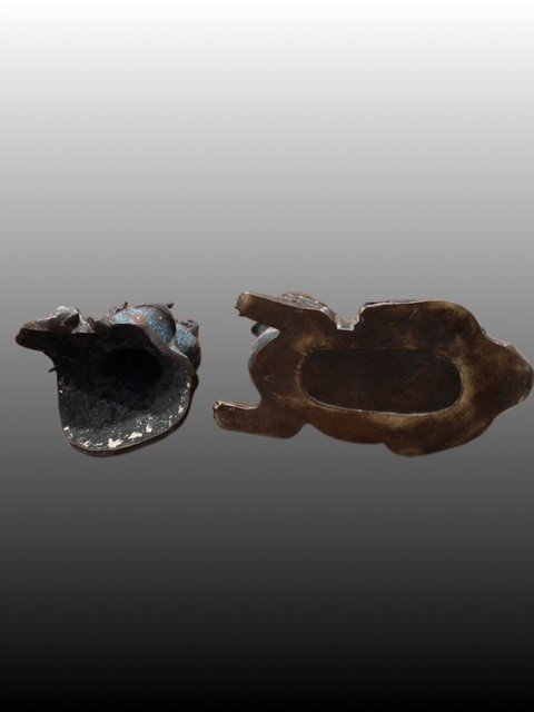 SCULTURA IN BRONZO CLOISONNE' -photo-1