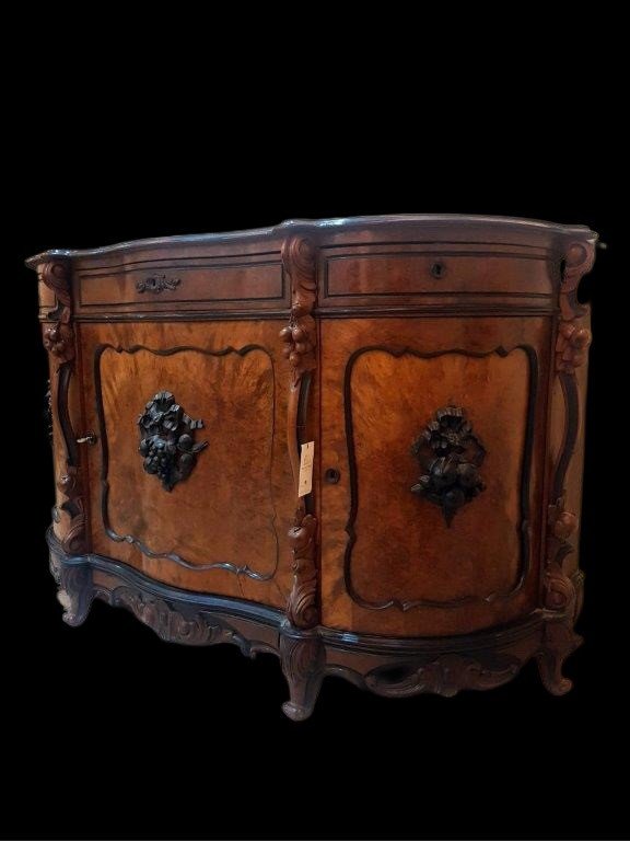  Credenza in radica di noce -photo-3