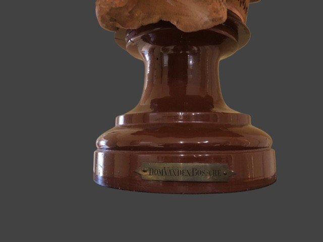 SCULTURA IN TERRACOTTA FIRMATA " DOM.VAN DEN BOSSCHE " -photo-2