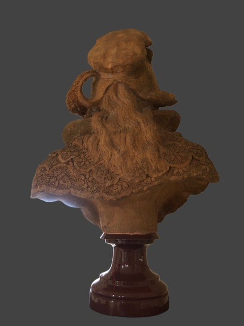 SCULTURA IN TERRACOTTA FIRMATA " DOM.VAN DEN BOSSCHE " -photo-6