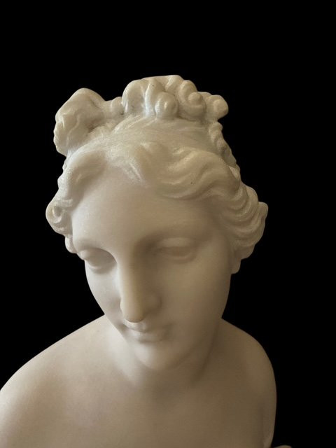 SCULTURA IN MARMO  " VENERE "-photo-3
