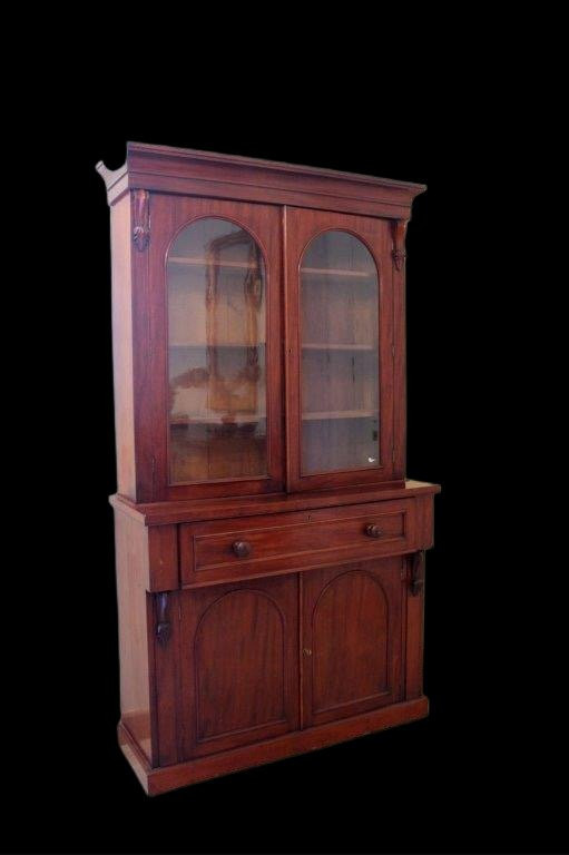 Bookcase vittoriana in mogano-photo-3