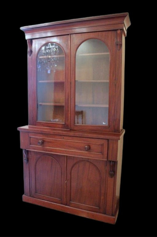 Bookcase vittoriana in mogano-photo-1