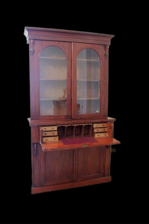 Bookcase vittoriana in mogano-photo-2
